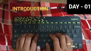 English Typing Course - Day 1 introduction Free Typing Lesson ||