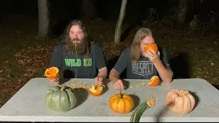 Eating Three Pound Pumpkins