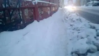 Томск, САХ не чистит тротуары от снега, прошло три дня