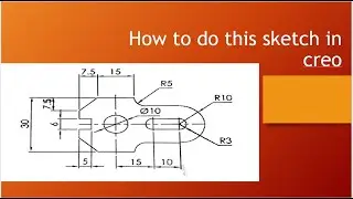 Creo Tutorial for Beginners - 05 | Creo Part Design Basics Tutorial