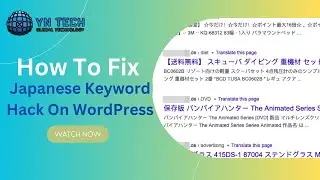 How To Fix Japanese Keyword Hack On WordPress