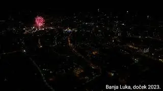 Nebo iznad Banja Luke, novogodišnji Vatromet 2023.