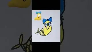 Draw Mermaid Caterpillar | Pocoyo 649 #easydrawing