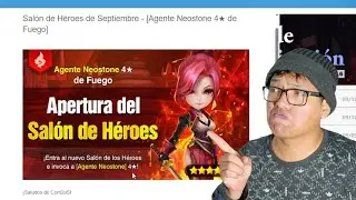 REVISIÓN DEL HOH DEL MES DE SEPTIEMBRE: LISA *AGENTE NEOSTONE FUEGO" #summonerswar 2024