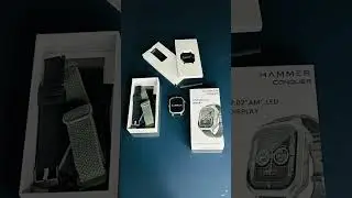 Packing time😍| Hammer Conquer 2.02" AMOLED Display Smart Watch  #hammerlifestyle #packaging #hammer