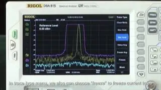 RIGOL's Spectrum Analyzer Basic Trace Function by Saelig