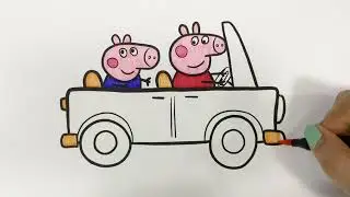 Peppa Pig Coloring #coloring #colors #coloringpages #art #peppapig #peppa