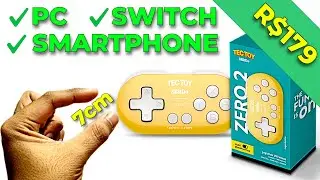 Tamanho não é documento? 8BitDo Zero 2, o MENOR Controle Wireless do mundo!