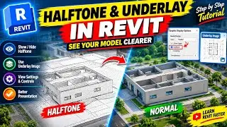 Revit Halftone | Underlay Settings in Revit Tutorial | 