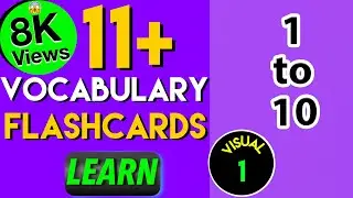 (#1) 11 Plus Vocabulary Flashcards | 11 plus Vocabulary List | 11 plus english vocabulary