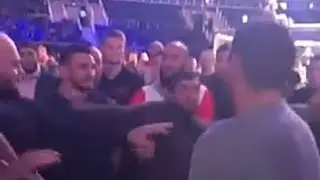 РАЗБОРКИ ПОСЛЕ БОЯ ХАБИБА И КОНОРА ЗА СЕТКОЙ (НОВЫЕ КАДРЫ) UFC and MMA