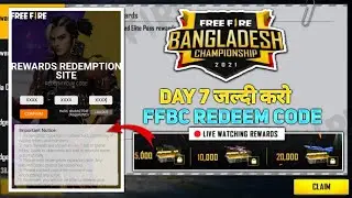 FFBC redeem code day 7 | free fire khelo Bangladesh redeem code is here