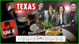 Hi - Texas Drum COVER + Full TRANSCRIPTION on Stage Custom Hip