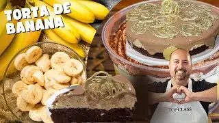 TORTA MOUSSE DE BANANA CARAMELIZADA / CREMOSA QUE É SUCESSO GARANTIDO / SUPER ECONÔMICA