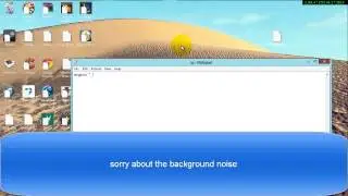 how to make a vbs or visual basic script
