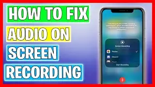 How to fix the audio on iPhone Screen Recording (no audio) ✅