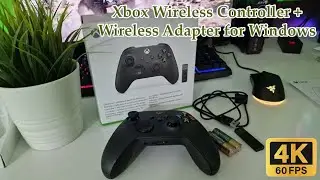 Xbox Wireless Controller + Wireless Adapter Unboxing