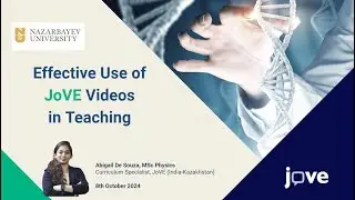 Effective Use of JoVE Videos in Teaching