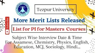 Personal Interview List & Notification for Different Courses Released by TU | How to Check the List?