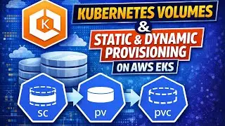 Day 21 | Kubernetes Volumes | PV, PVC & StorageClass | Static vs Dynamic Provisioning |  EKS