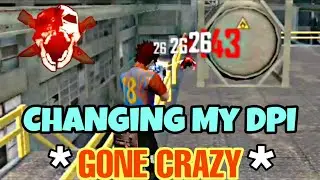 I CHANGED MY DPI | GONE CRAZY | FREE FIRE FUNNY HINDI GAMEPLAY | FREE FIRE HINDI COMMENTARY | OP