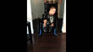 Xander walking!