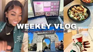 WEEKLY VLOG| i found a study spot at NYU, health expo, lunch date