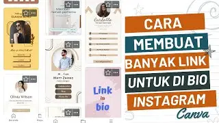 CARA MEMBUAT BANYAK LINK DI BIO INSTAGRAM PAKAI APLIKASI CANVA