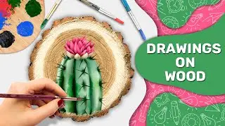 4 IDEAS FOR YOUR HOME DECOR. DRAWING ON WOOD PART TWO