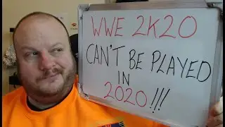 WWE 2k20 WON'T PLAY in 2020 (Crash Error Preventing Any Play)!!