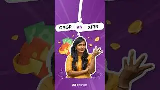 Did you know the DIFFERENCE between CAGR and XIRR? #tickertape #shorts #cagr #xirr