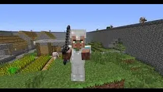 How to put armor on a villager!
