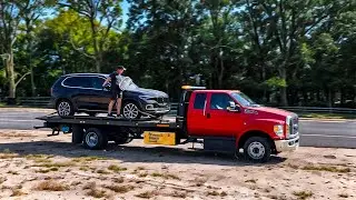First PROBLEMS - USA TOW TRUCK RIDE