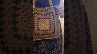 Сумка из джута  #вязатьмодно #вязание #handmade #вязаниекрючком