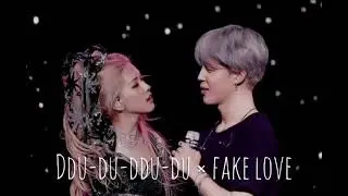 BTS × BLACKPINK COLLABORATION PLAYLIST MASHUP.               ( FANMADE )