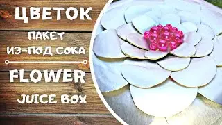 Как сделать легко цветок из картона. Бумажный цветок своими руками. Идея изготовления цветов.