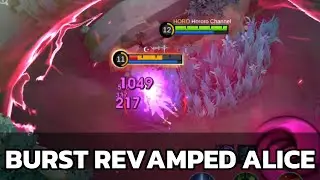 I FINALLY TRIED BURST REVAMPED ALICE! | adv server update