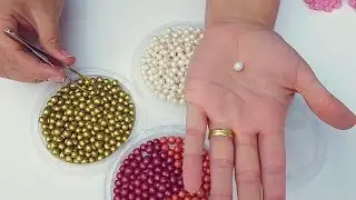 ✅Faça pérolas comestíveis de todas as cores em casa com menos de 5 minutos e muito mais econômica