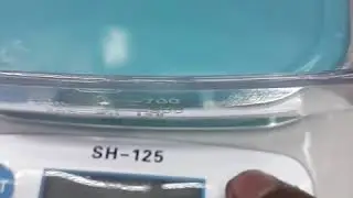 Kitchen digital scale.