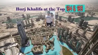 At the top Burj Khalifa 124 & 125 Level