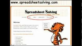 Why Spreadsheet Solving