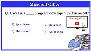 Top 50 MS Office Mcq | MS Office mcq questions and answers | Microsoft Office | MS Office