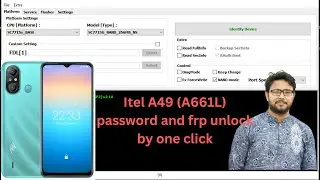 Itel A49 (A661L) password and frp unlock by one click