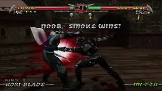 Mortal Kombat Deception Sub-Zero Arcade Playthrough