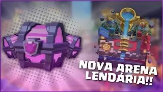 ABRINDO 2 BAÚS MÁGICOS E NOVA ARENA LENDÁRIA!! - Clash Royale