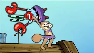 Sandy murders Mr. Krabs