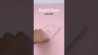 Let’s discover how to make Rapid Fans 💗 #lashes #tutorial
