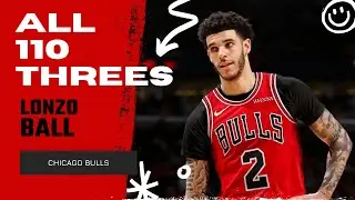 Lonzo Ball ALL 110 Three-Pointers From 2021-22 NBA Regular Season | King of NBA