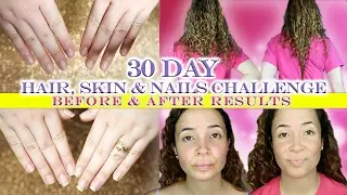 NATURE'S BOUNTY 30 DAY HAIR, SKIN, & NAILS CHALLENGE: BEFORE & AFTER RESULTS