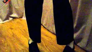 Michael Jackson dance tutorial - Toe on toe (foot thumb on foot thumb) pose